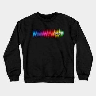 7800 Console: Soundwave Rainbow Design Crewneck Sweatshirt